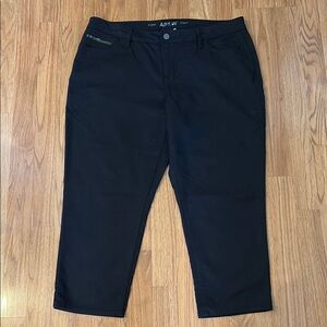 Apt. 9 Black Cropped Trousers Pants Size 16 NWOT